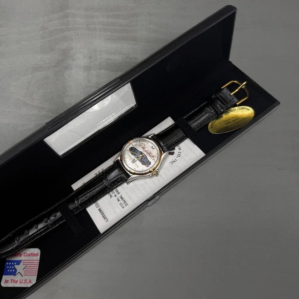 Vintage Floridian Watch Collectible Dale Earnhardt NASCAR Black Silver Gold OS
